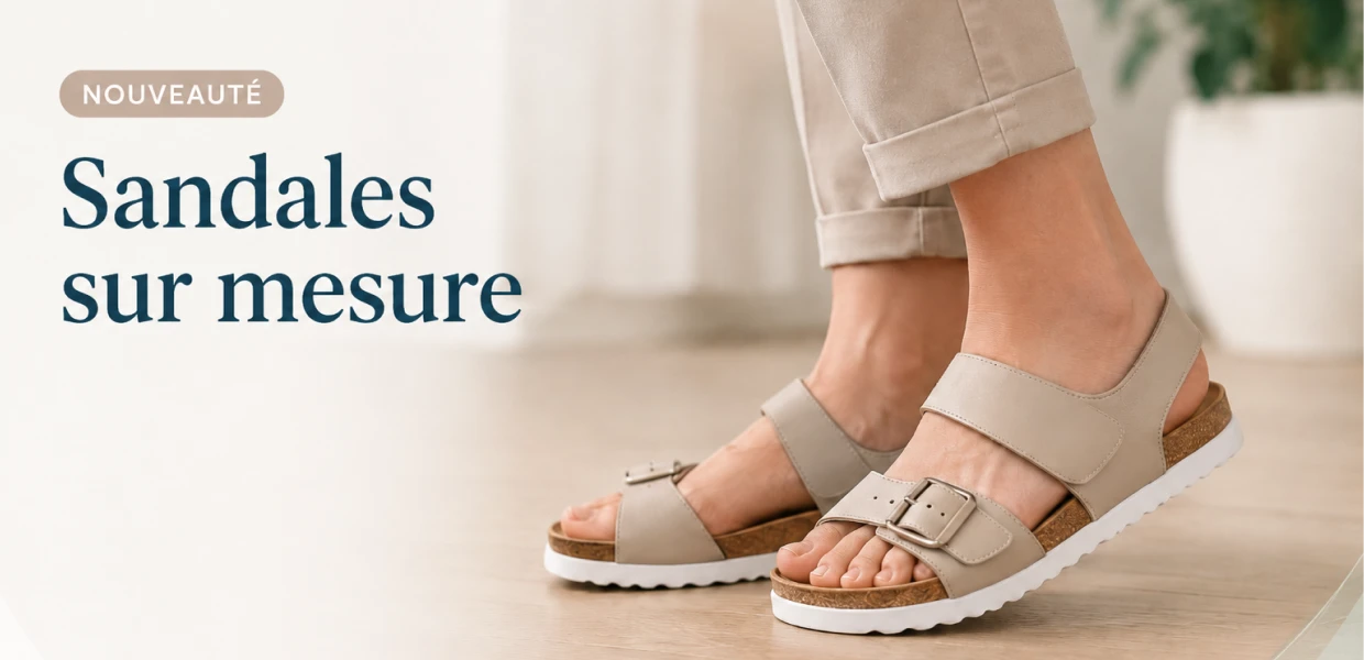 Sandales sur mesure
